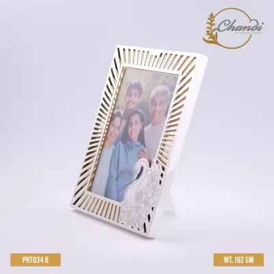 Crystal Accent Silver Frame