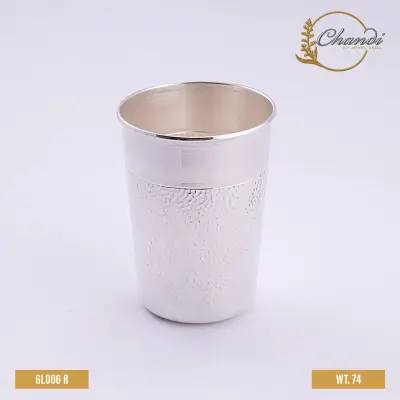 Minimalist Pure Silver Glass