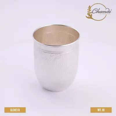 Temple Pooja Silver Glass